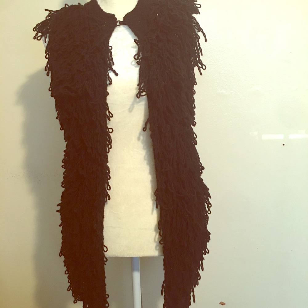 Black vest from Literature Noir 
Size XS